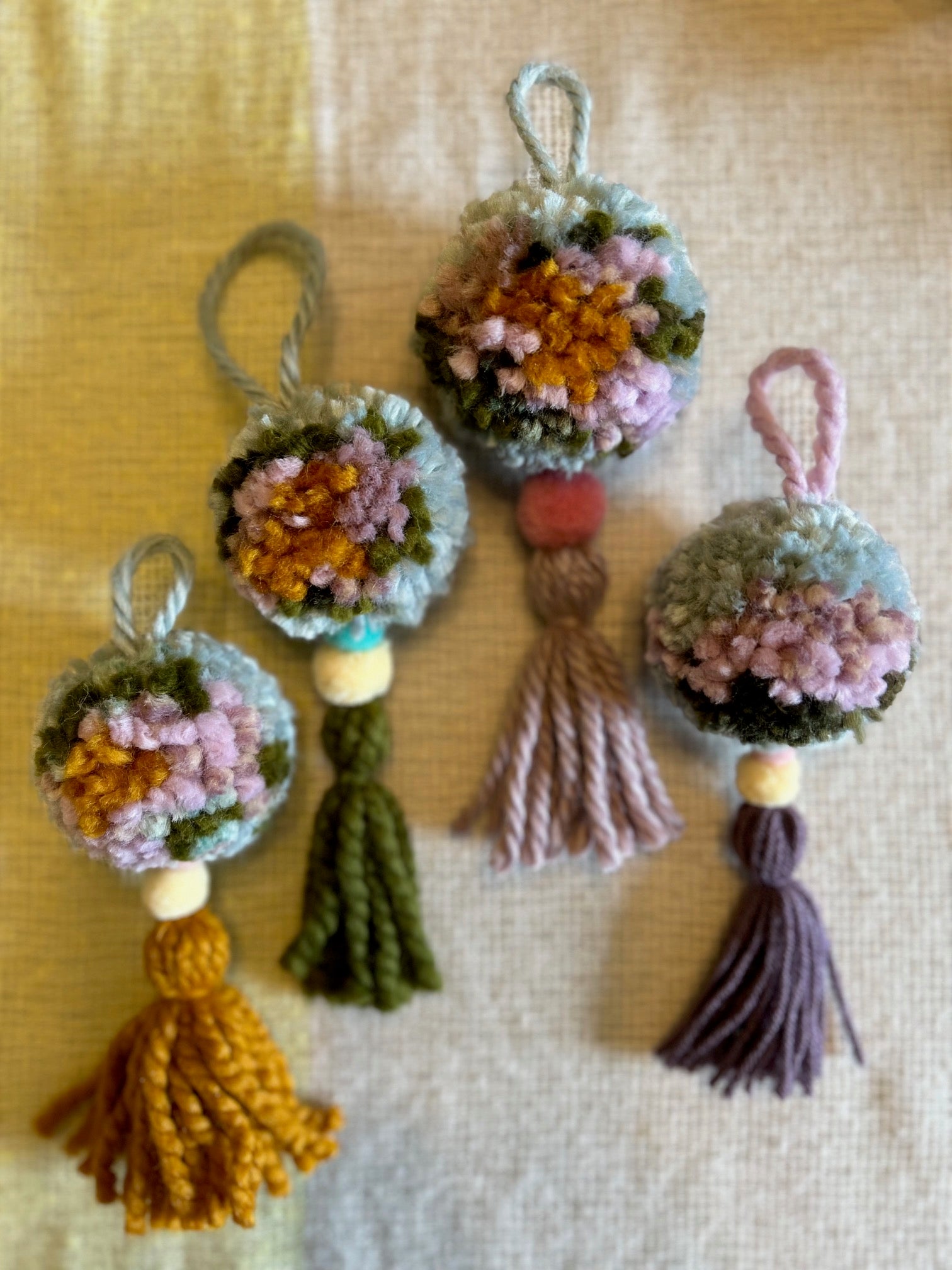 Pom Pom with Tassel