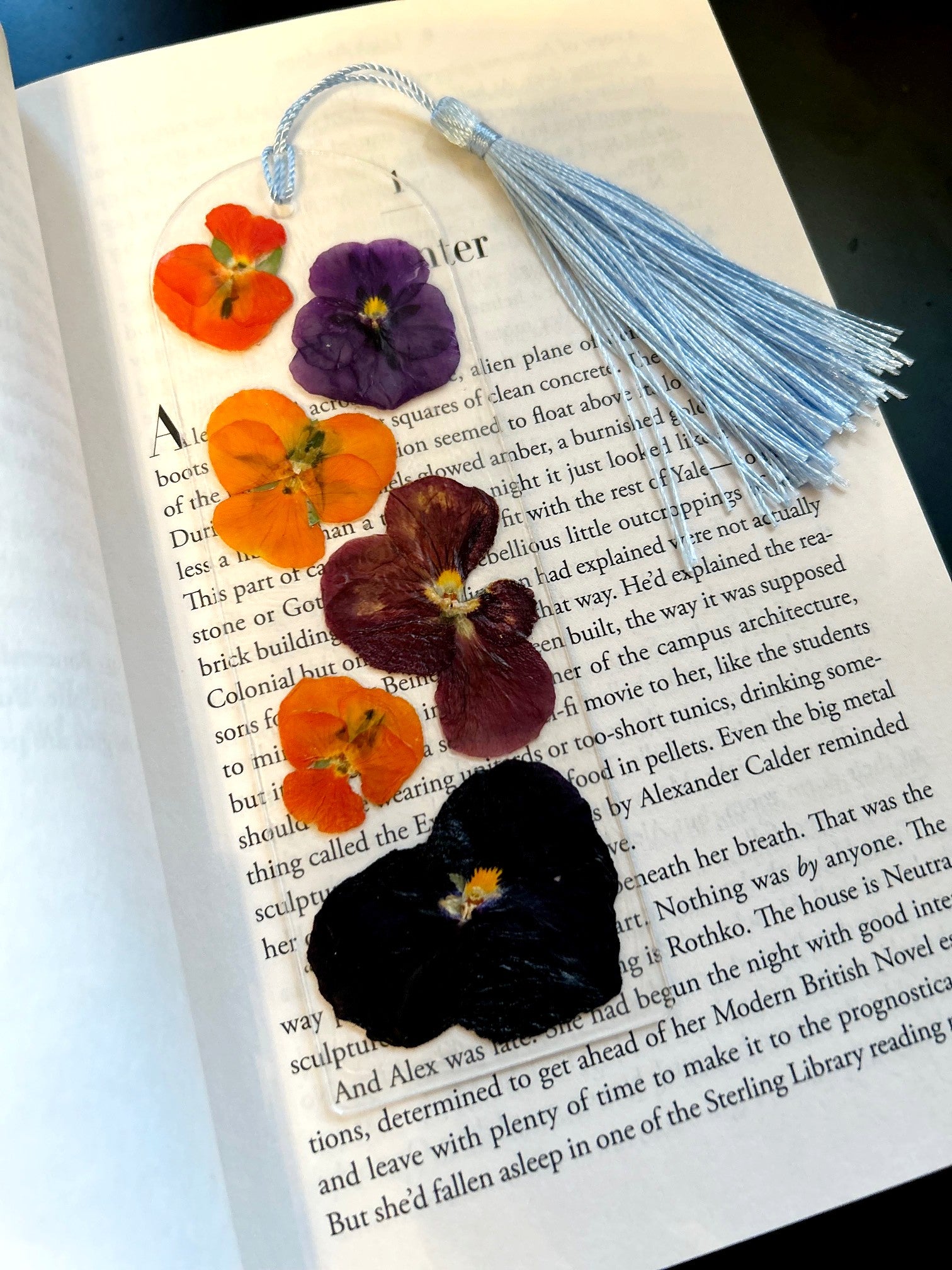 Pressed Floral Bookmark