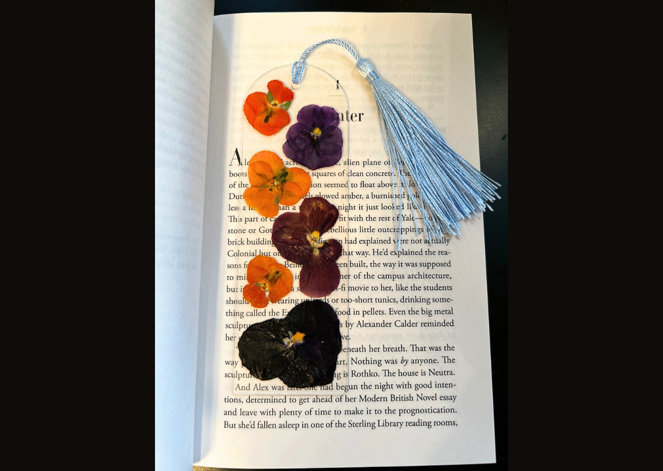 Pressed Floral Bookmark