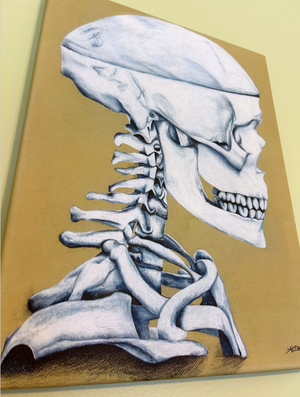 Skeleton Canvas Print