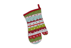 Holiday Mittens Printed Oven Mitt